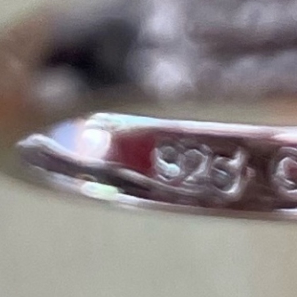 Solid Silver And Cz Ring Nwot - image 5